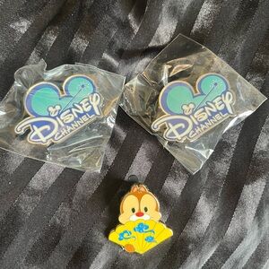 Disney Channel and Dale Pins Set of 3